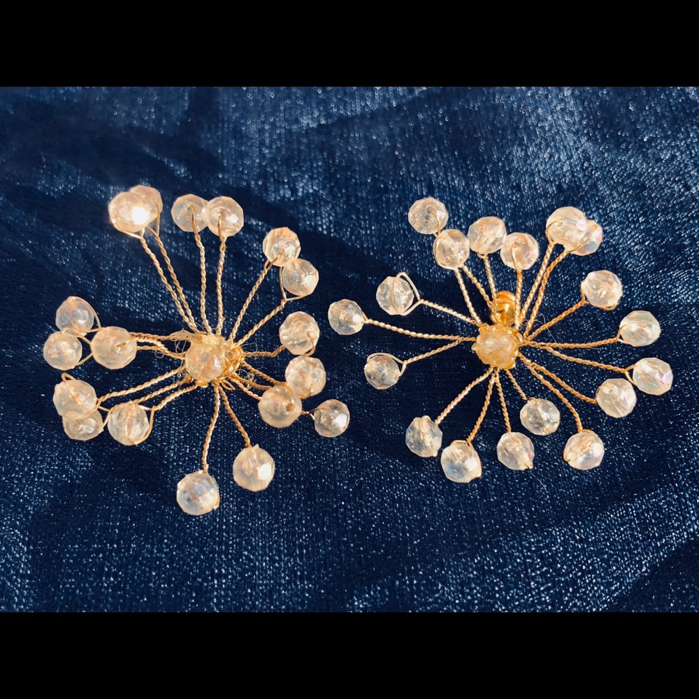 Mid Century Atomic Starburst Post Earrings